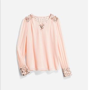 Paris Lace Detailed Blouse